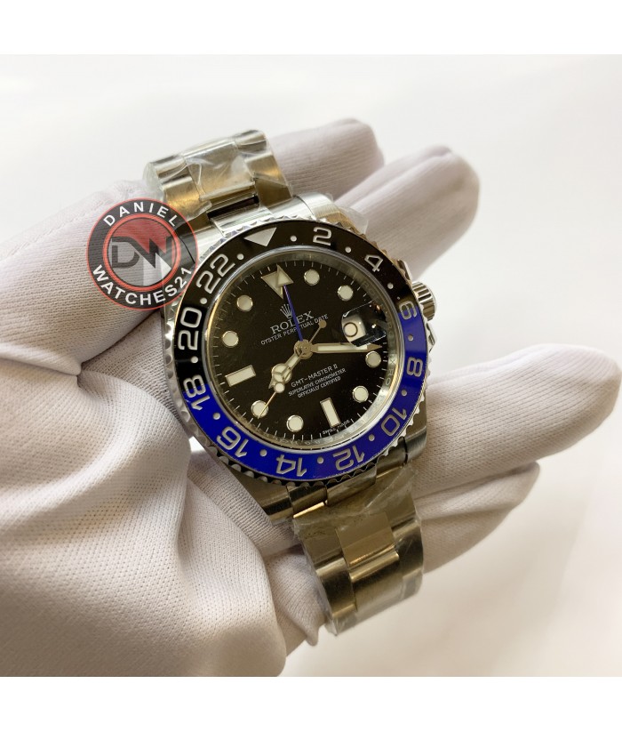 ROLEX 1:1 GMT MASTER II BATMAN 116710BLNR SS 904L (NOOB V10)