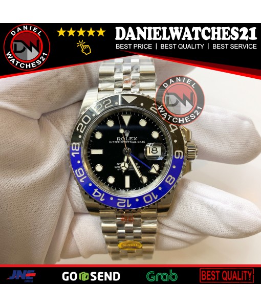 ROLEX 1:1 GMT MASTER II BATMAN 126710BLNR SS904L (NOOB V10)