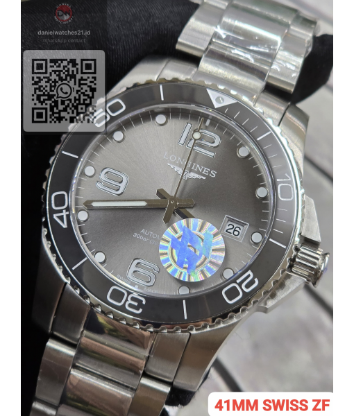 LONGINES HYDROCONQUEST 43MM SS GREY L3.782.4.56.6/ZF/2026