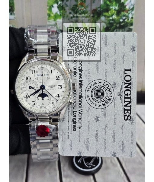 LONGINES MASTER COLLECTION MOONPHASE WHITE /ZF/2026