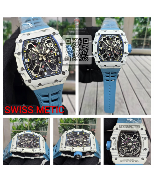 RICHARD MILLE RM 35-03 RAFAEL NADAL WHITE CASE BLUE STRAP/ZF/2026