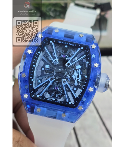 RICHARD MILLE RM 12-01 TOURBILLION BLUE WHITE SAPPHIRE/ZF/2026 