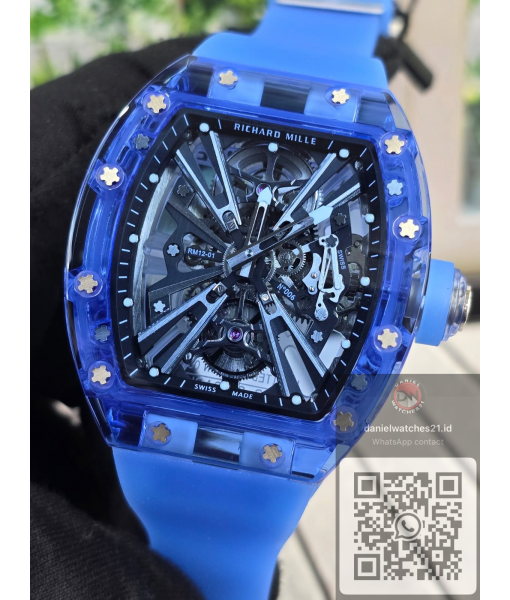 RICHARD MILLE RM 12-01 TOURBILLION BLUE SAPPHIRE/ZF/2026