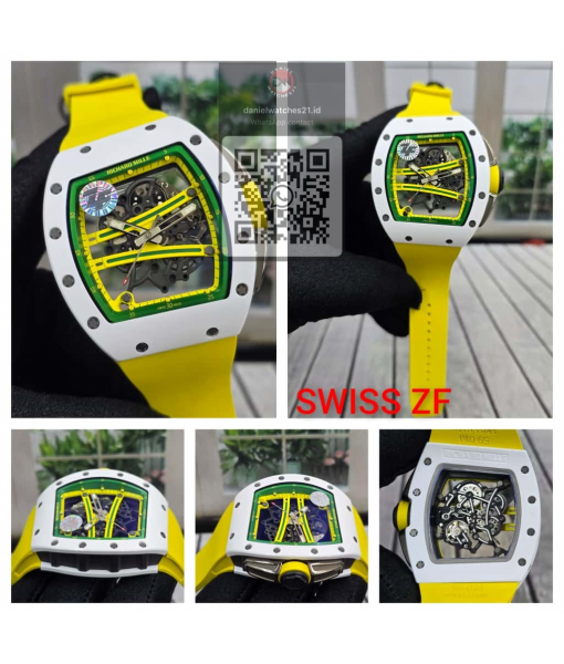 RICHARD MILLE RM 61-01 YOHAN BLAKE YELLOW WHITE CERAMIC/ZF/2026