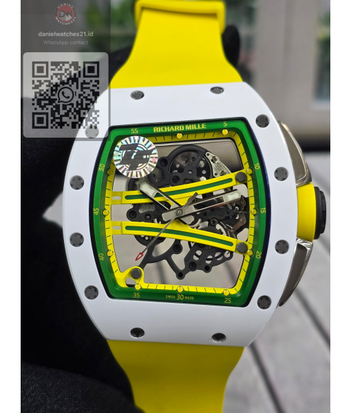 RICHARD MILLE RM 61-01 YOHAN BLAKE YELLOW WHITE CERAMIC/ZF/2026