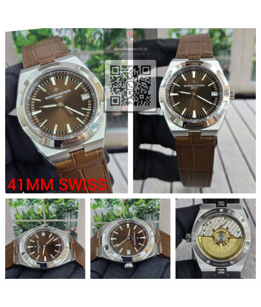 VACHERON CONSTANTIN OVERSEAS ULTRA THIN 4500V/110A-B146 CHESTNUT BROWN LEATHER/PPF/2026