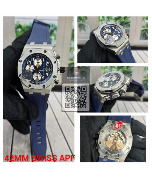 AUDEMARS PIGUET ROO OFFSHORE 42MM NAVY BLUE CHRONOGRAPH SS 26470ST/APSF/2026