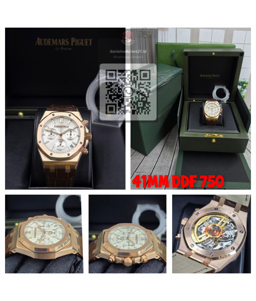 AUDEMARS PIGUET ROO CHRONOGRAPH 41MM WHITE RUBBER EVEROSE 50TH 26240ST.OO.1320ST.06/DDF/2026