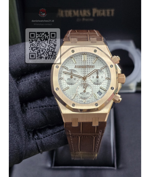 AUDEMARS PIGUET ROO CHRONOGRAPH 41MM WHITE RUBBER EVEROSE 50TH 26240ST.OO.1320ST.06/DDF/2026