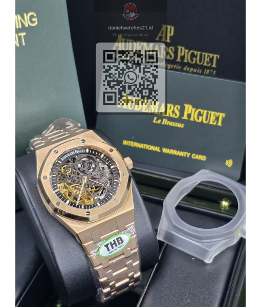 AUDEMARS PIGUET ROO EVEROSE SLATE GREY SKELTON DIAL 15407ST/THBF/2026