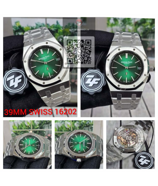 AUDEMARS PIGUET ROO JUMBO EXTRA THIN 50TH ANNIV 162020ST SS GREEN/ZF/2026