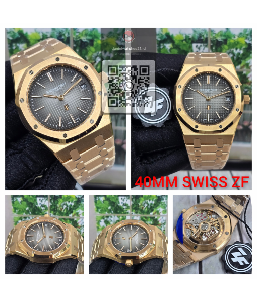 AUDEMARS PIGUET ROO JUMBO EXTRA THIN 50TH ANNIV EVEROSE 162020R GREY/ZF/2026