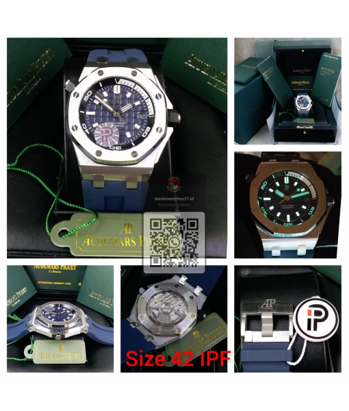 AUDEMARS PIGUET ROO SS DIVER PRISTINE BLUE 15702ST/IPF/2026