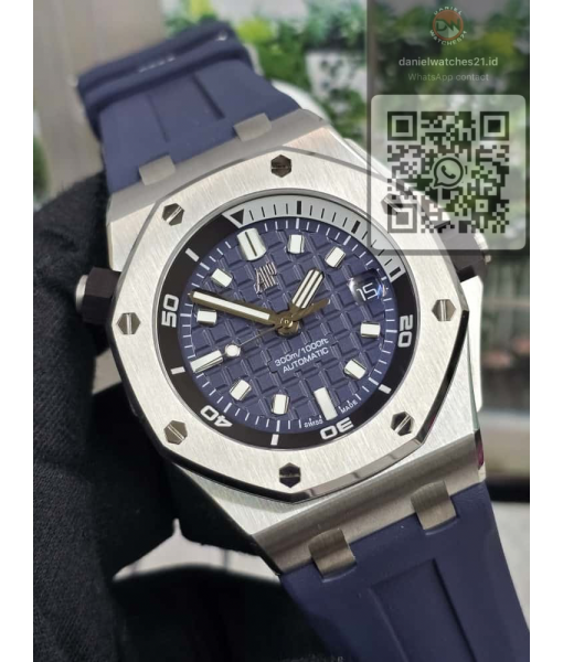 AUDEMARS PIGUET ROO SS DIVER PRISTINE BLUE 15702ST/IPF/2026