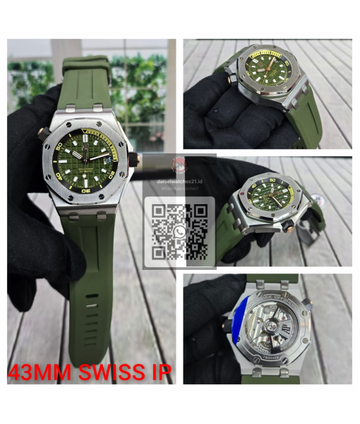 AUDEMARS PIGUET ROO SS DIVER PRISTINE GREEN 15702ST/IPF/2026