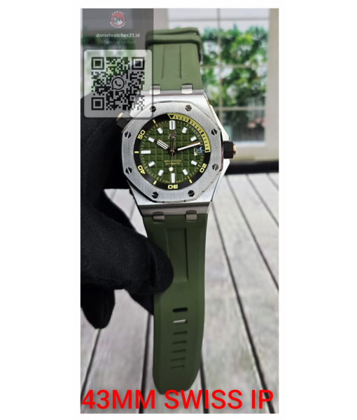 AUDEMARS PIGUET ROO SS DIVER PRISTINE GREEN 15702ST/IPF/2026