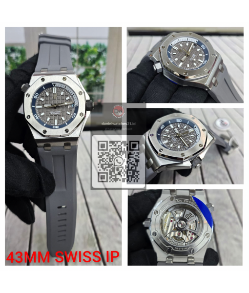 AUDEMARS PIGUET ROO SS DIVER PRISTINE GREY 15702ST/IPF/2026