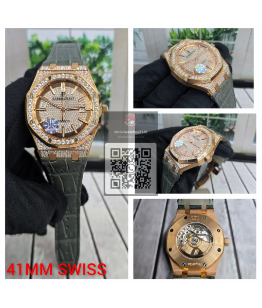 AUDEMARS PIGUET ROO SELF-WINDING EVEROSE FULL DIAMOND 15452BC/JF/2026
