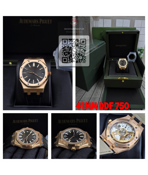 AUDEMARS PIGUET ROO SELF-WINDING 41MM EVEROSE BLACK DIAL 15500OR.OO.D002CR.01/DDF/2026