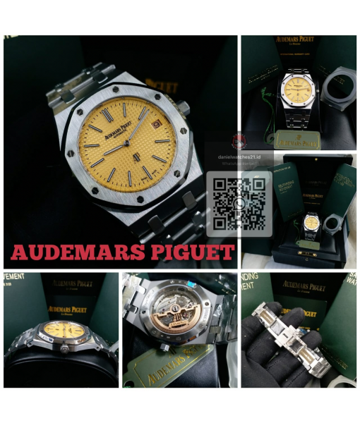 AUDEMARS PIGUET ROO JUMBO EXTRA THIN 50TH ANNIV 162020ST SS YELLOW/ZF/2026
