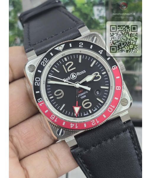 BELL ROSS BR 03-923 GMT PEPSI SS/M+F/2026