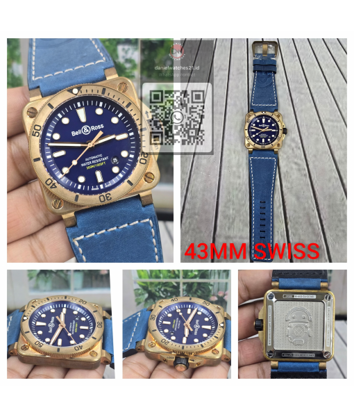 BELL ROSS BR 03-92 DIVER REAL BRONZE BLUE/WMF/2026