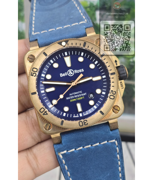 BELL ROSS BR 03-92 DIVER REAL BRONZE BLUE/WMF/2026
