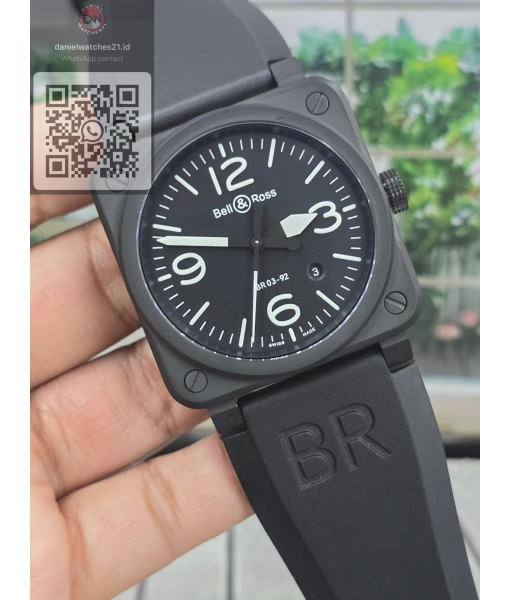 BELL ROSS BR 03-92 AVIATION BLACK REAL CERAMIC CASE/V6F/2026