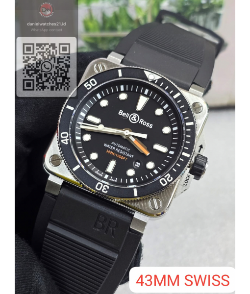 BELL ROSS BR 03-92 DIVER BLACK SS/M+F/2026