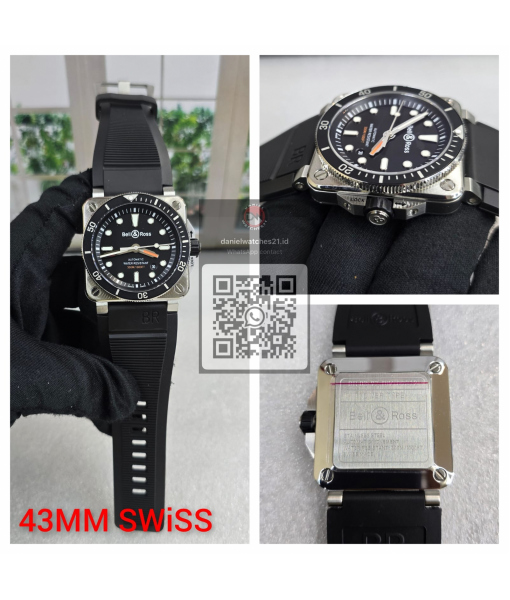 BELL ROSS BR 03-92 DIVER BLACK SS/M+F/2026