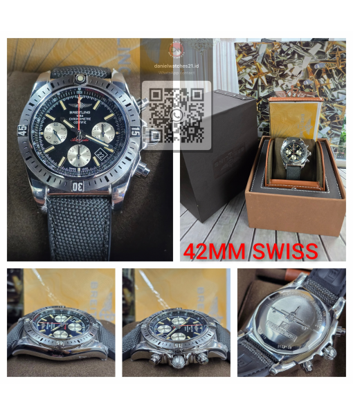 BREITLING CHRONOMAT 41MM AIRBONE BLACK AB01442J/BLS/2026