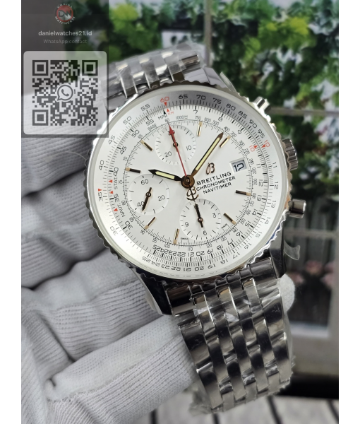 BREITLING NAVITIMER B01 WHITE CHRONOGRAPH 41MM A13324/BLS/2026