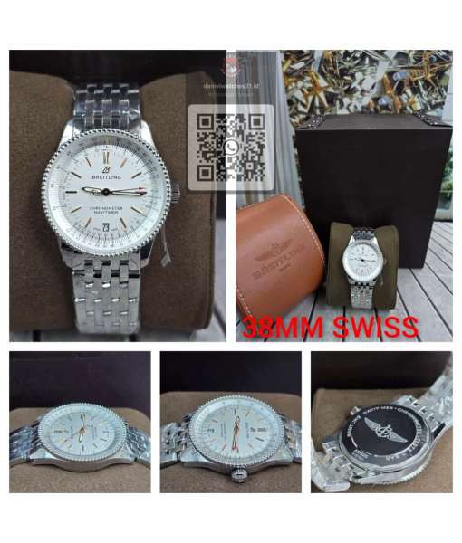 BREITLING NAVITIMER 38MM WHITE A17325241B1A1/BLS/2026