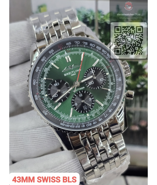 BREITLING NAVITIMER B01 GREEN CHRONOGRAPH 46MM AB0137241L1A1/BLS/2026