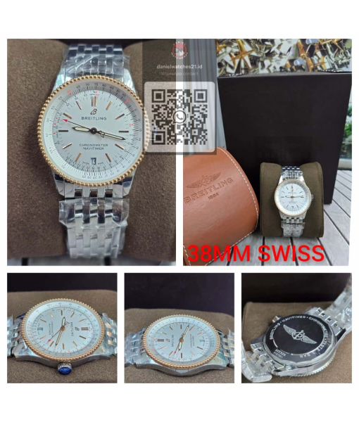 BREITLING NAVITIMER 38MM WHITE GOLD A17325241B1A1/BLS/2026