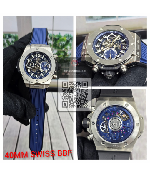 HUBLOT BIG BANG UNICO TITANIUM BLUE 421.NX.1170.RX/WWF/2026