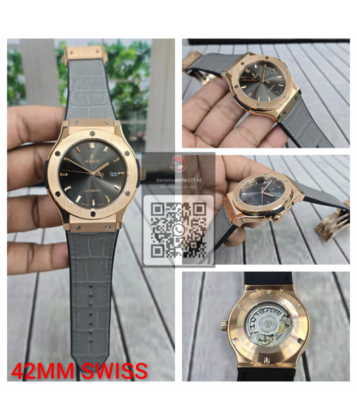 HUBLOT CLASSIC FUSION 42MM EVEROSE GREY 542.OX.7180.RX/WWF/2026