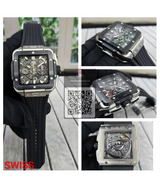 HUBLOT SQUARE BANG UNICO TITANIUM CERAMIC 42MM 821.NM.0170.RX/BBF/2026