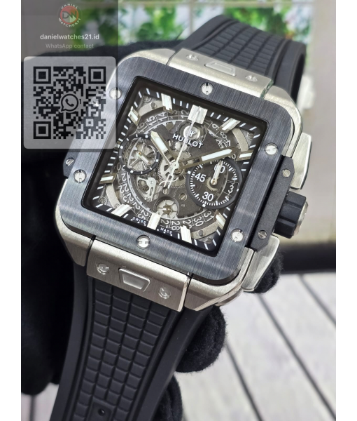 HUBLOT SQUARE BANG UNICO TITANIUM CERAMIC 42MM 821.NM.0170.RX/BBF/2026