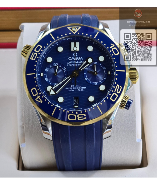 OMEGA SEAMASTER DIVER 300M MASTER CHRONOGRAPH 44MM BLUE GOLD 215.30.44.21.01.002/OMF/2026