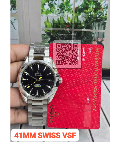 OMEGA SEAMASTER AQUA TERRA 150M RUBBER BLACK YELLOW DIAL 220.12.41.21.02.002/VSF/2026