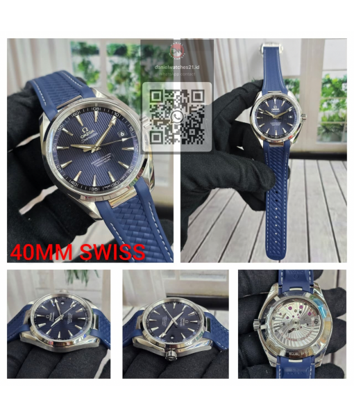 OMEGA SEAMASTER AQUA TERRA 150M RUBBER BOLD BLUE 220.12.41.21.02.002/VSF/2026