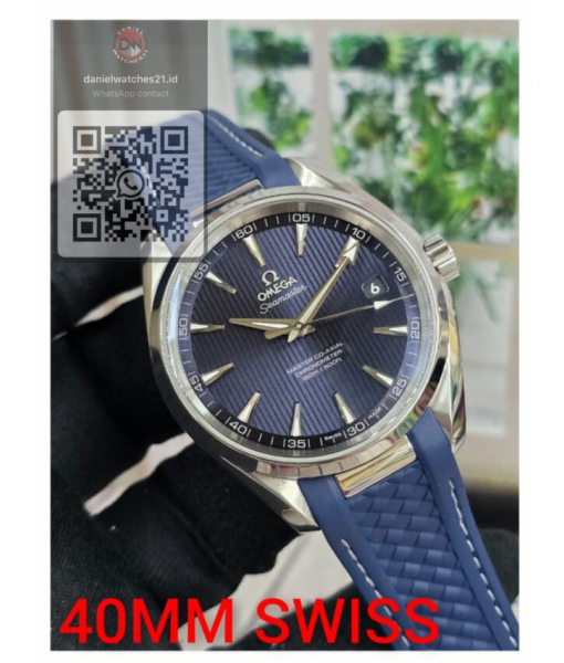 OMEGA SEAMASTER AQUA TERRA 150M RUBBER BOLD BLUE 220.12.41.21.02.002/VSF/2026