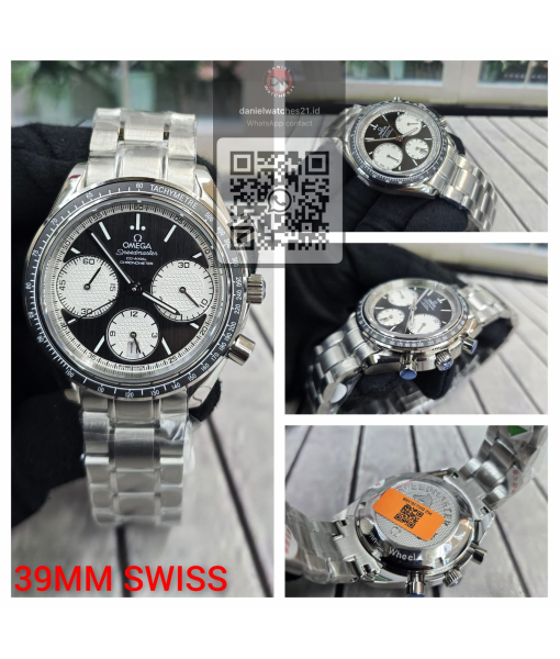 OMEGA SPEEDMASTER RACING CO AXIAL CHRONOMETER BLACK WHITE STEEL 326.30.40.50.11.001/VSF/2026