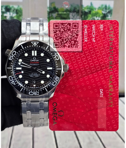 OMEGA SEAMASTER DIVER 300M CO-AXIAL MASTER CHRONOMETER BLACK 210.30.42.20.01.001/VSF/2026