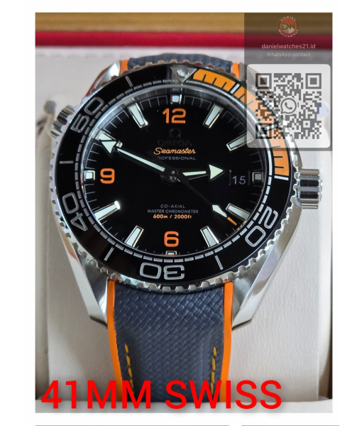OMEGA PLANET OCEAN 600M CO-AXIAL ORANGE RUBBER 215.30.44.21.01.002/OMF/2026