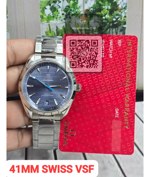 OMEGA SEAMASTER AQUA TERRA 150M MASTER CHRONOMETER ALL BLUE STEEL 220.10.41.21.02.001/VSF/2026