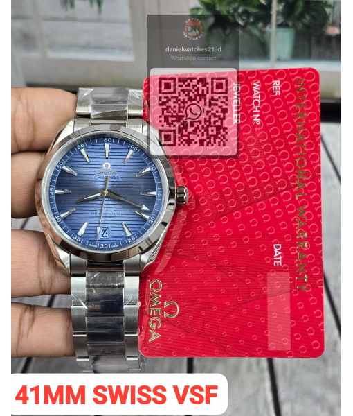 OMEGA SEAMASTER AQUA TERRA 150M MASTER CHRONOMETER BLUE STEEL 220.10.41.21.02.001/VSF/2026