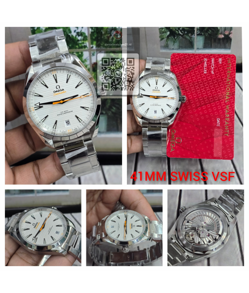 OMEGA SEAMASTER AQUA TERRA 150M MASTER CHRONOMETER WHITE STEEL 220.10.41.21.02.001/VSF/2026