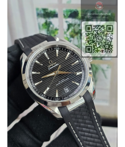 OMEGA SEAMASTER AQUA TERRA 150M RUBBER BLACK DIAL 220.12.41.21.02.002/VSF/2026